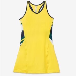 NWT -. Fila yellow tennis dress sz small